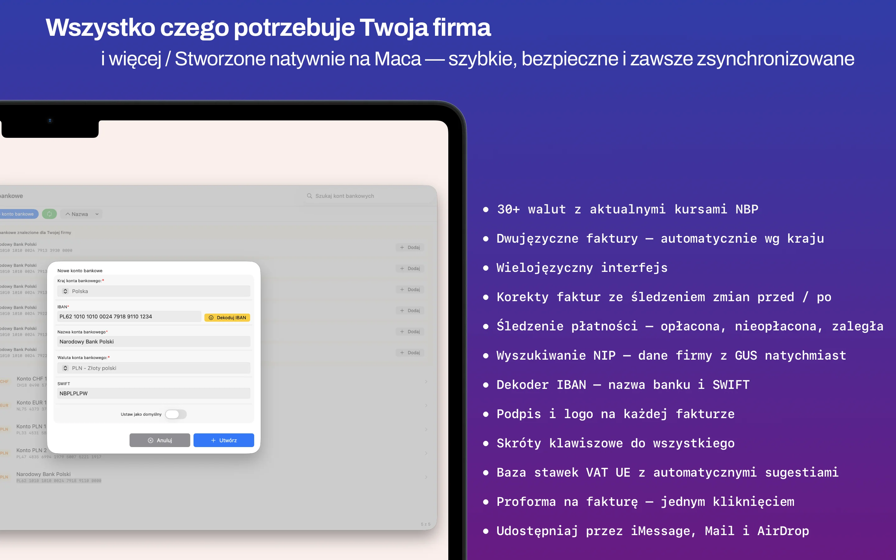 Wszystkie funkcje FaktuPro
